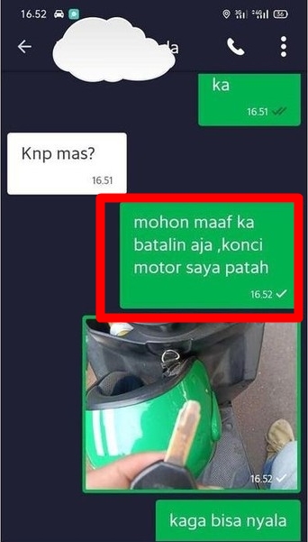 Alasan kocak yang bikin driver ojek online gagal narik ini bikin cekikikan
